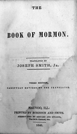 The Book of Mormon, title page